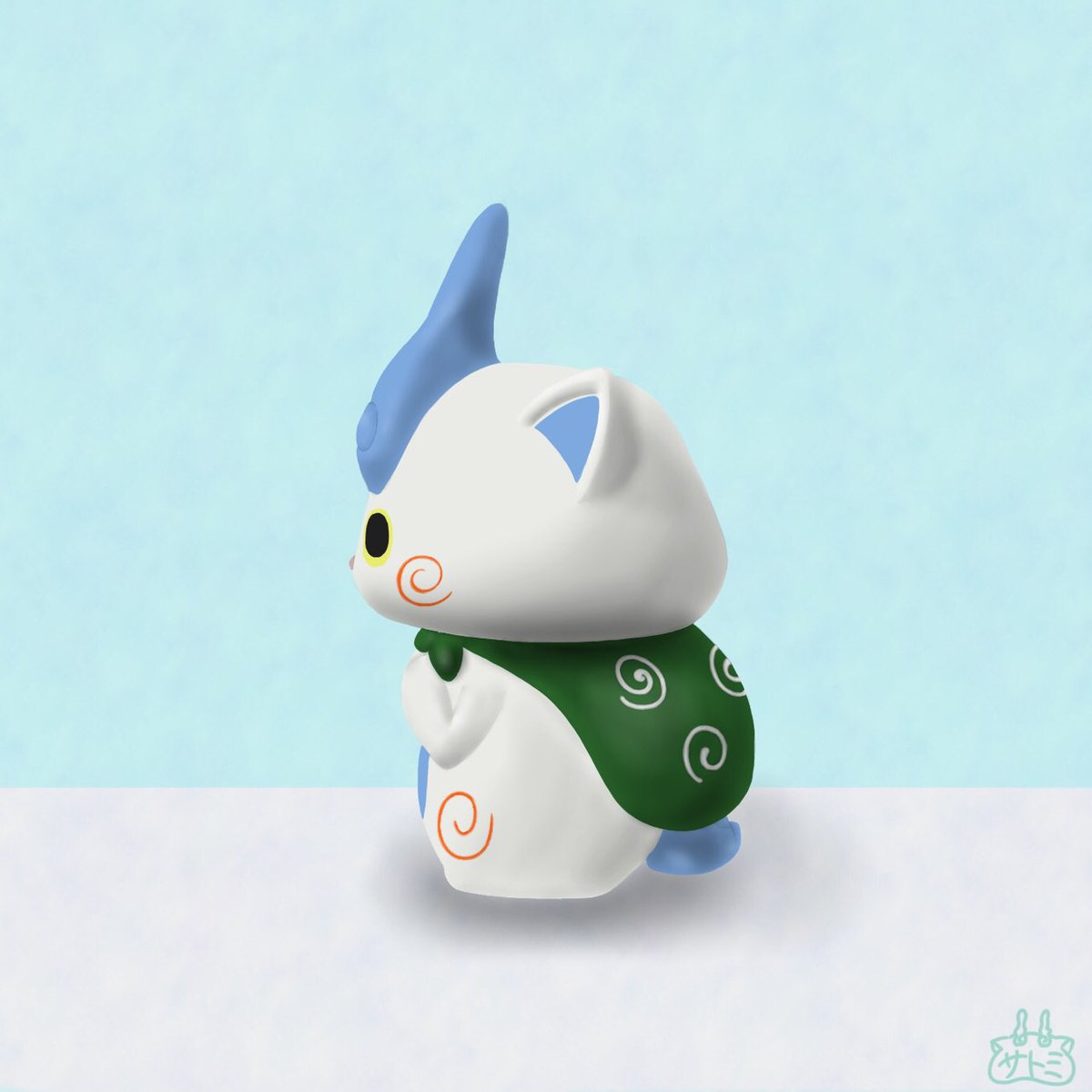 サトミ On Twitter アイコンにもしているコマさんソフビさんの横顔がめちゃくちゃ好きなので 描きました 妖怪ウォッチ 拡散希望 言ってみたかった
