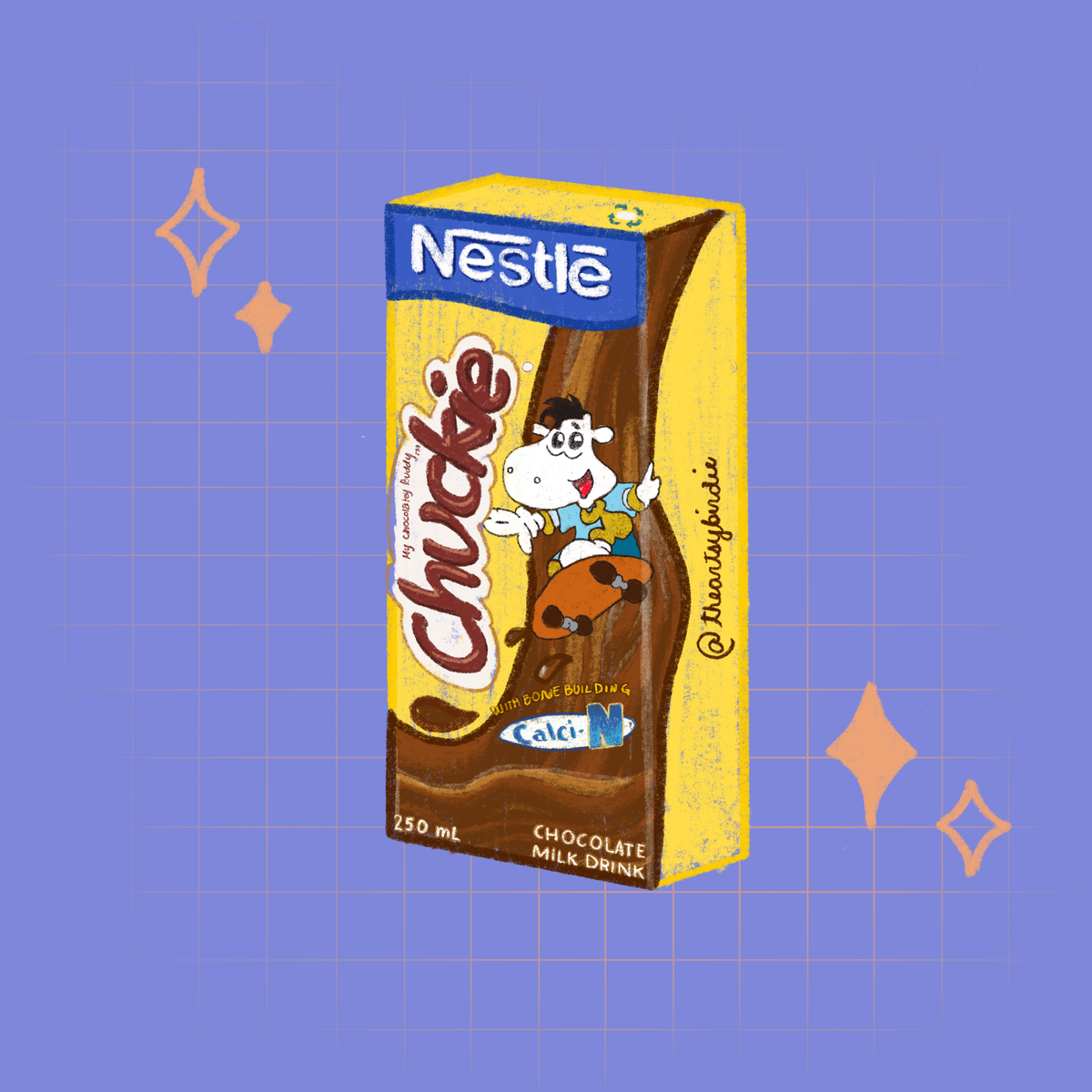 CHUCKIE ✨ my chocolatey buddy! #art #artph #artistsontwitter #chuckie  #doodle #nestleph, image size:1200x1200