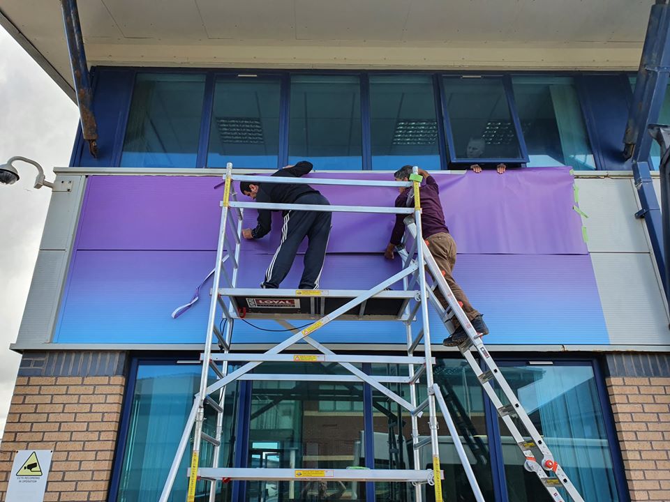 BlackpoolWraps's tweet photo. The team our starting a whole new vynl job so stay tuned this could be our most impressive job yet!!
#StayTuned #signage #vinyl https://t.co/xdczAO6mgS