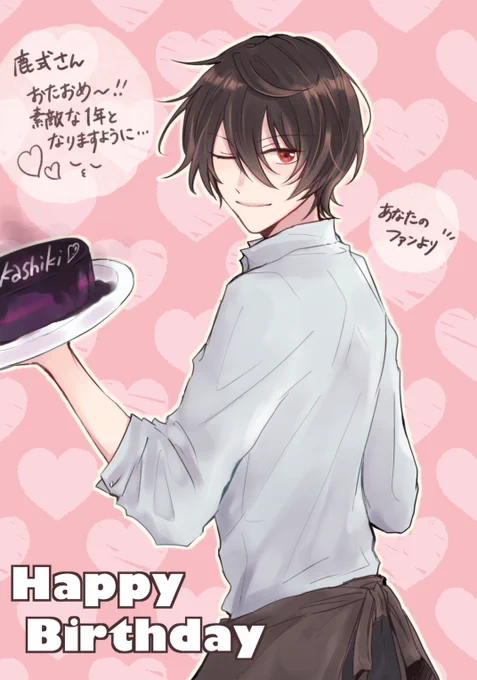 まみやさん(@mmy123tp)からねぇ〜〜お誕生日おめでとう絵とねぇ〜〜今ねぇ〜〜目の前で描いてもらった夏目きゅん……………はぁ…………ぱおん越えてツラ………………?‍♀️❤️?特別に見せてあげるよ……………………………………………特別だよ……………………………………? 