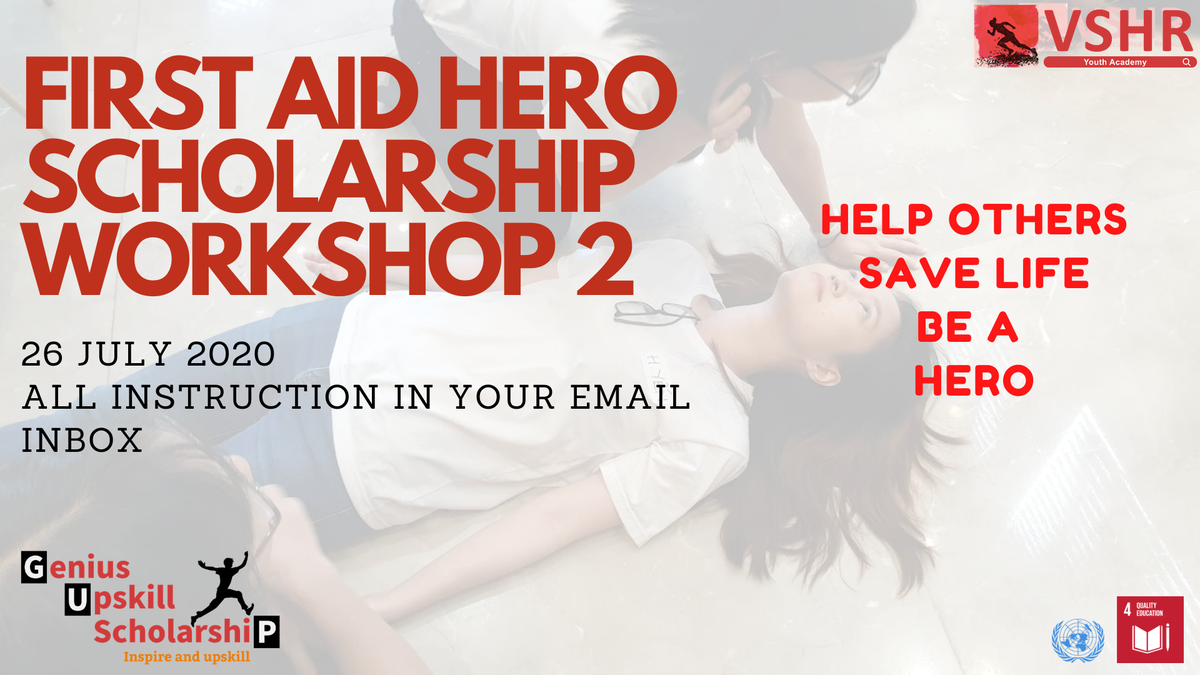 VSHRforVietnam's tweet photo. #Firstaid #hero #workshop #Scholarship
The workshop 2 will focus on #how to save life in #water
Trainer: Dr. Nghia
To more details visit
https://t.co/CkHy17YZvH
To know more about the scholarship, pls visit
https://t.co/WEpQOKk8Bw
#sdg4 #un #npo #vshr https://t.co/cU32M0x4yD