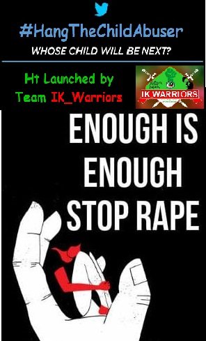 haider0pak's tweet photo. #HangTheChildAbuser
@RoohEAli2
#Shame on you pakistani people
Shame on judiciary system
Human Rights Minister Shirin Mazari recently asserted in the National Assembly that Pakistan was ranked as the country with the largest numbers of child pornography viewers.
#Innocen kills https://t.co/13CQpJOoED