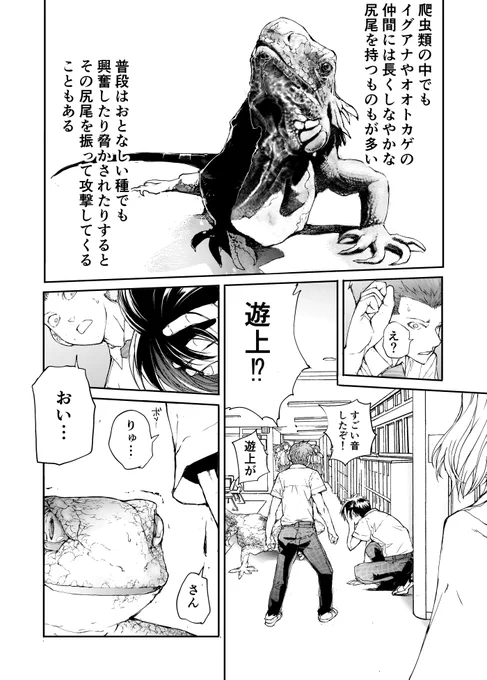 爬虫類女子は校内で変身してしまう…5時間目。 