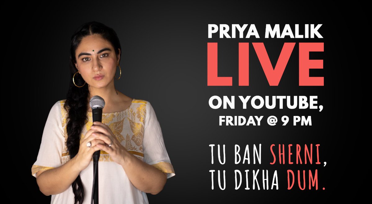 We will be live with @PriyaSometimes at 9PM TONIGHT on our YouTube channel. Catch it live here: youtu.be/rplJLj-ebwk