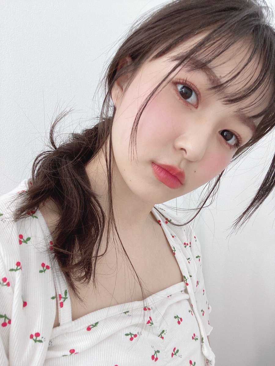 野崎奈菜 メイクさんの吉田さんメイク 私もこんなに可愛いメイクしたい 練習しなきゃ 野崎奈菜