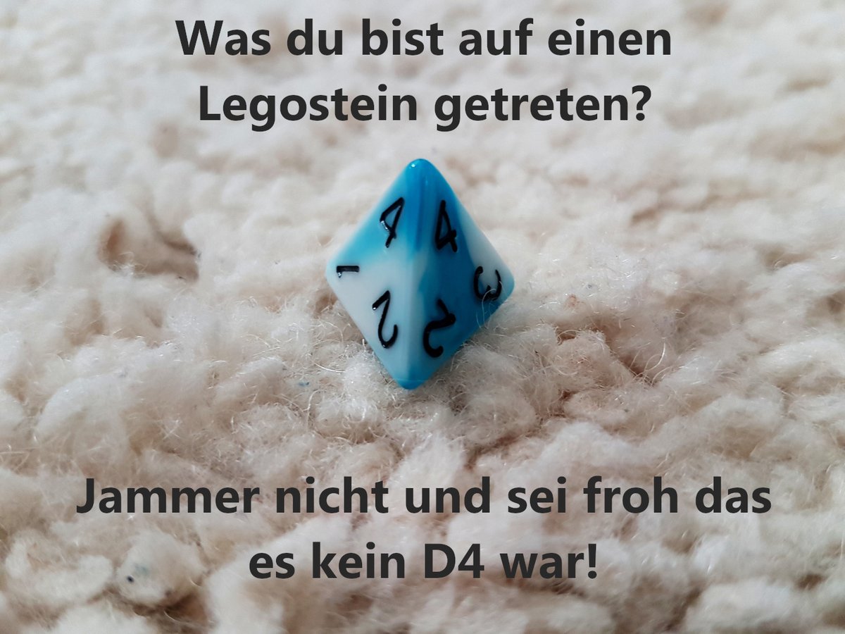 Draconigen_net's tweet image. Wie war das früher? Es gibt nichts was schmerzhafter ist als auf #Legosteine zu treten? Schau dir doch mal das Bild an! :P

#PNP #dice #rollenspiel #roleplay #d4 #würfel #Memes