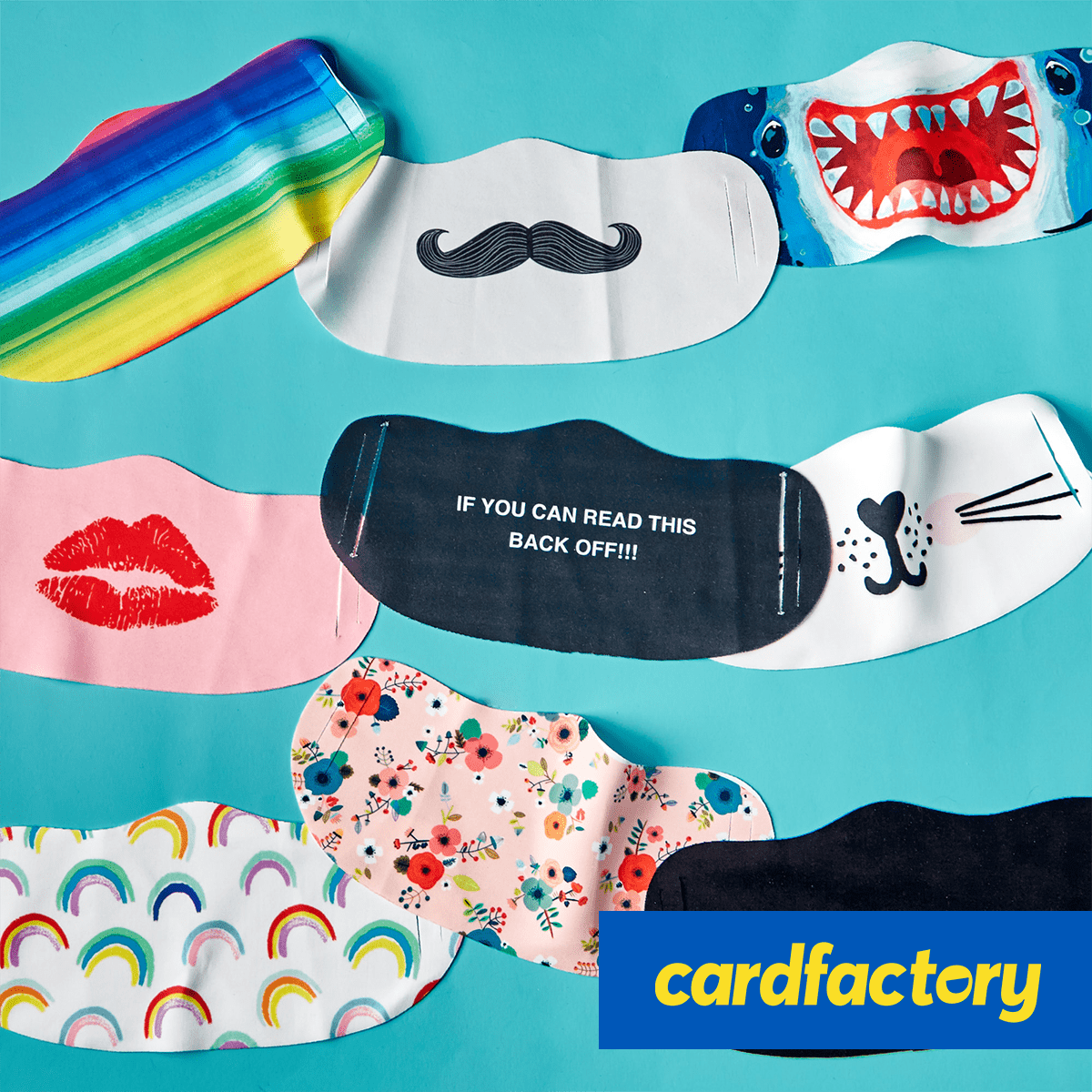 PrioryDartford's tweet image. Check out @cardfactory's NEW range of fun, washable face masks! Only £2.99 for a pack of two patterned masks or £2.49 for a pack of two plain masks! #staysafeinstyle #facemasks #facecoverings