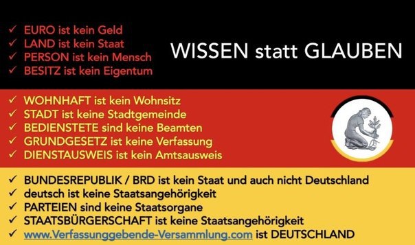 Nicht wahr 🤔oder doch ?
Bundesstaat-Deutschland.com