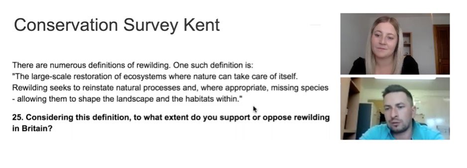 1/6 Hi I’m Claire  I’m a PhD student at  @DICE_Kent and my research focuses on private land conservation in Britain. During lockdown, I’ve spent most of my time on zoom talking to lots of farmers & landowners to find out what they think about  #rewilding! 
