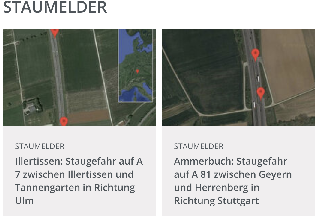 Our first German robot is live! A traffic alerts service for Zeitungsverlag #Waiblingen in the Stuttgart region.
zvw.de/staumelder/