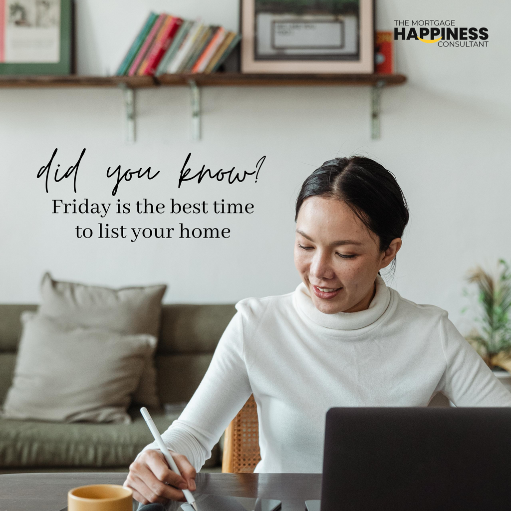 CandeceJune's tweet photo. Potential buyers often use the weekend to look at homes, so getting your home onto the online listings on a Friday can give you an edge. 

#TheMortgageHappinessConsultant #PoweredByHamilton #iloverealestate🏡🗝❤️️ #browardrralestate #refinancemortgage #lawofattraction https://t.co/UZzaTuhMiK