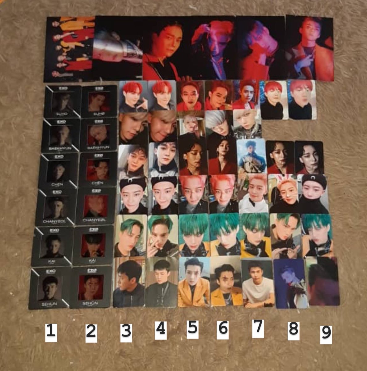 [OBSESSION]Suho Baekhyun Chen https://shopee.com.my/product/67636188/3443665644?smtt=0.0.9Chanyeol Kai Sehun https://shopee.com.my/product/67636188/7643563920?smtt=0.0.9