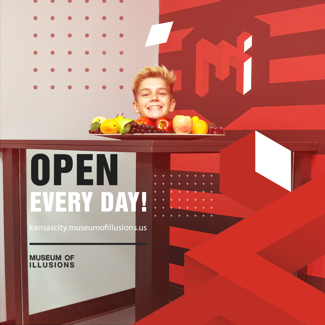 UnionStationKC's tweet image. Trick your eyes and entertain your mind at Museum of Illusions Kansas City! Now reopen at Union Station and ready to welcome guests 7-days a week. It's an  intriguing visual and sensory experience where nothing is what it seems! Buy your ticket online: bit.ly/2CQ4jLe