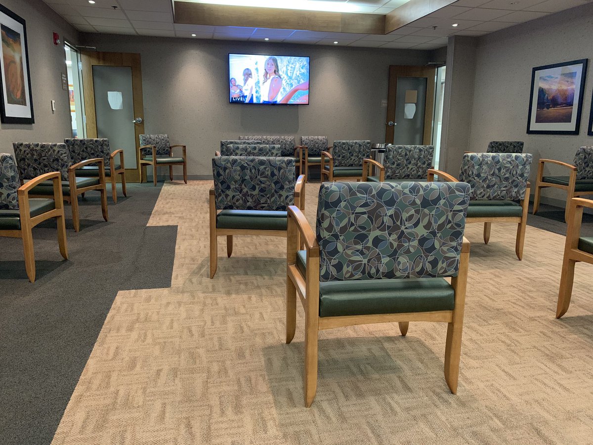 WadeCallaway's tweet photo. Dr. Aragon’s waiting room is a little less crowded this morning...BUT NO COFFEE! #😱 #☕️ #RetinaCheckup https://t.co/STqylyFZpw