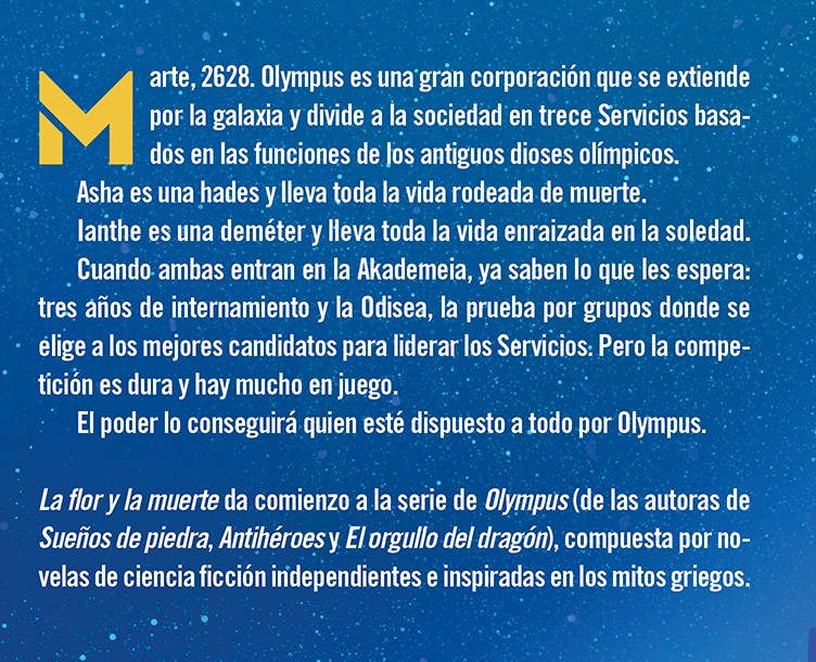 iriayselene's tweet photo. 🚀 NOTICIA 🚀

El 9/11 publicamos #LaFlorYLaMuerte, nuestra primera novela de ciencia ficción: un retelling del mito de Hades y Perséfone en un futuro en el que la humanidad se ha trasladado a Marte y una gran corporación llamada Olympus lo controla todo.

-Cubierta: @iarhiee https://t.co/N3RwBkQHUV