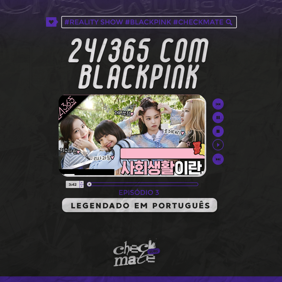 CheckmateSubs's tweet photo. [PT-BR] 24/365 com BLACKPINK - Episódio 3

https://t.co/KHjeg4NmGu

Aproveitem para se inscrever no Youtube e ativar as notificações por lá, como vocês sabem, traremos todos os episódios desse novo reality assim como foi com o BLACKPINK House ♥

#CheckmateSubs https://t.co/kQx7pqw5Sw