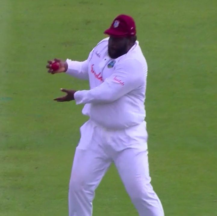 GeorgieHeath27's tweet photo. Last week all the kids returned to training dressed as Stokes.... this week could be the rise of the double hat, single hand. @windiescricket @CaribCricket #ENGvWI #rakheem #doublehat https://t.co/V6eMD8D4Us