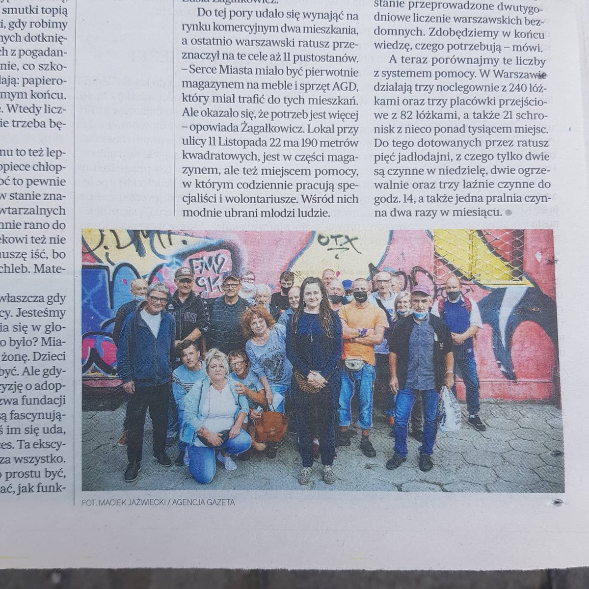 MiastaSerce's tweet photo. Polecamy się w dzisiejszej Wyborczej 

#sercemiasta #wyborcza #bezdomnośćtoniewybór #pomoc #społeczeństwo #praga https://t.co/HX2Ibprh6H