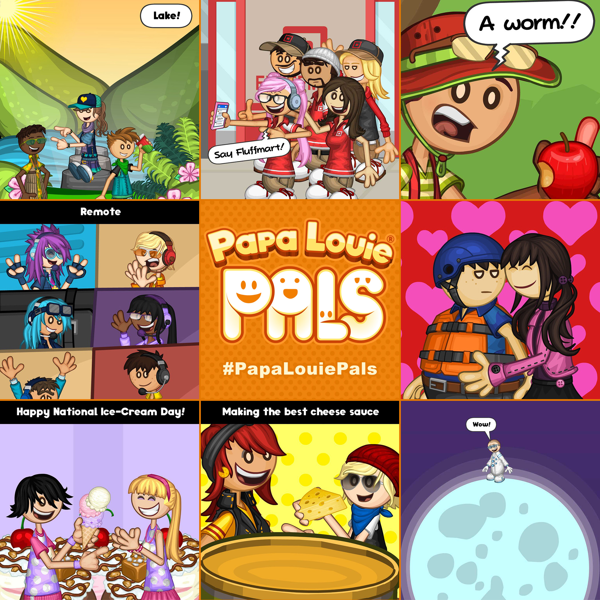 Flipline Studios - Papa Louie Pals: Scenes and a Preview!   #papalouiepals