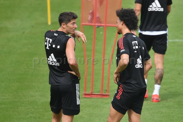 BayernCabuloso's tweet photo. Essa dupla promete?🔥
#Lewandowski #Sané #FCBayern #ChampLeague https://t.co/EK7q8TdB4A