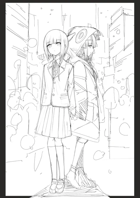 描こうとしてた 