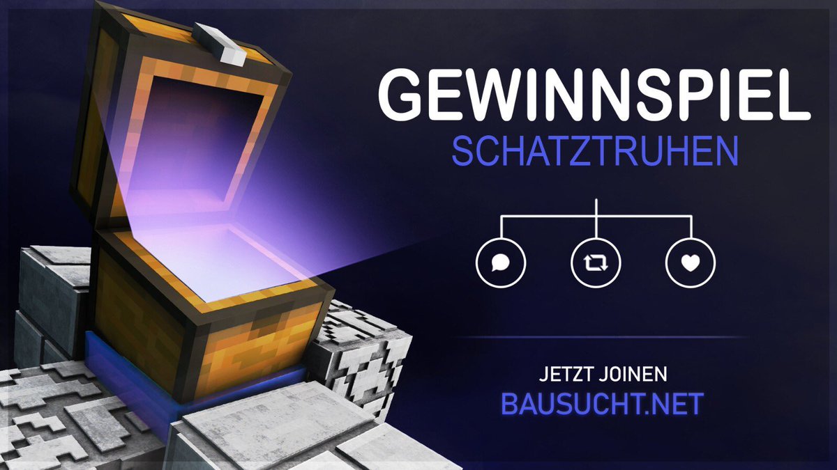 🥳GEWINNSPIEL🥳

Heute haben zwei von euch die Möglichkeit, 6 "EPISCHE TRUHEN" zu #gewinnen!✨

Dazu müsst ihr einfach folgendes tun:
- Retweet🔁
- Like❤️
- Folgen🙋‍♂️

Viel Glück euch allen!🍀