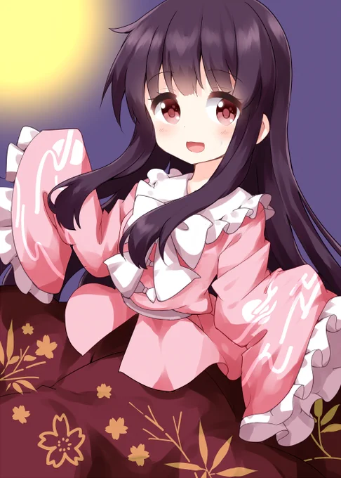 #深夜の真剣お絵描き60分一本勝負 蓬莱山輝夜 