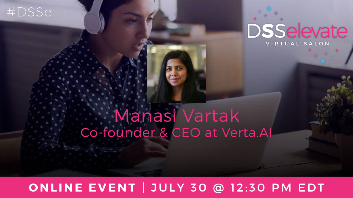 AILovesData's tweet photo. "MLOps: what is it and why should you invest in it?" by @VertaAI's co-founder & CEO @DataCereal, only at #DSSelevate. Don't miss the female-focused virtual salon; register here: https://t.co/r4ULBuE4c1 #womenindata #womenintech #datascience https://t.co/h0PQHp9tSx