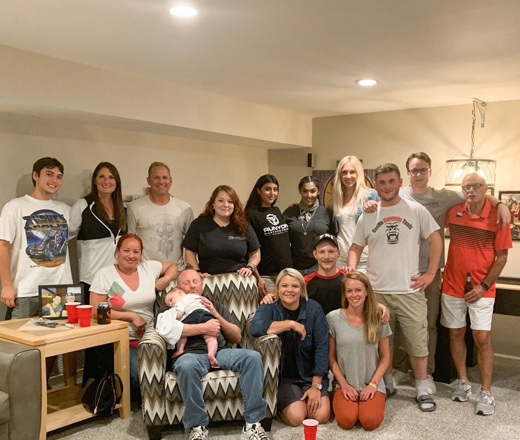 We hope everyone had a great week! We are thankful for nights like these where we can all get to know each other even better! Thanks to John for hosting dinner for our fun Runyon Surface Prep crew!
