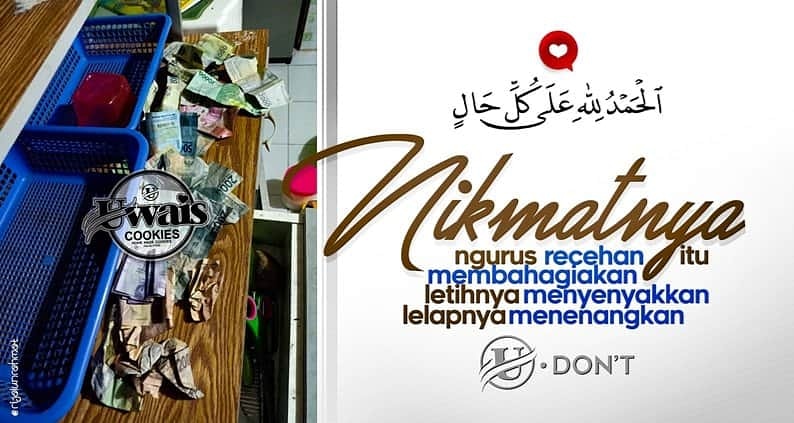 praharahati's tweet photo. Nikmatnya Ngurus Recehan itu Membahagiakan. Letihnya Menyenyakkan, Lelapnya Menenangkan. Alhamdulillah ala kulli hal ❤️

#OwnerUWAISCookies https://t.co/FvzkMy1dZL