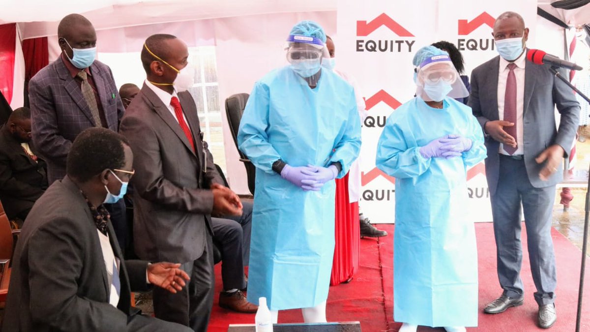KapenguriaH's tweet photo. Prevention is always better than Cure.Kapenguria County Referral Hospital and WestPokot County, we are grateful for the PPEs delivered by Equity Bank and Group CEO Dr James Macharia. Asante sana
@KeEquityBank
@BladeDoc27 https://t.co/W1HIsAebi2