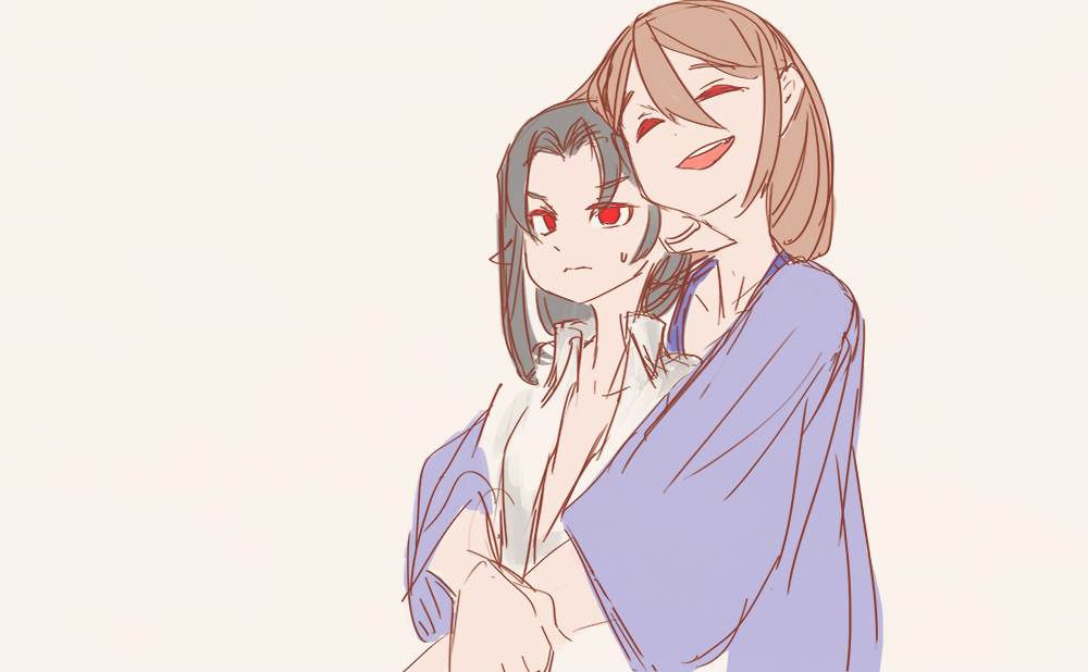 こういう楽しそうなの好きだしよく描くんだけど描いてる人は日常でカスハラとか平気で受けてるしめんどい人に陰口叩かれてる。 