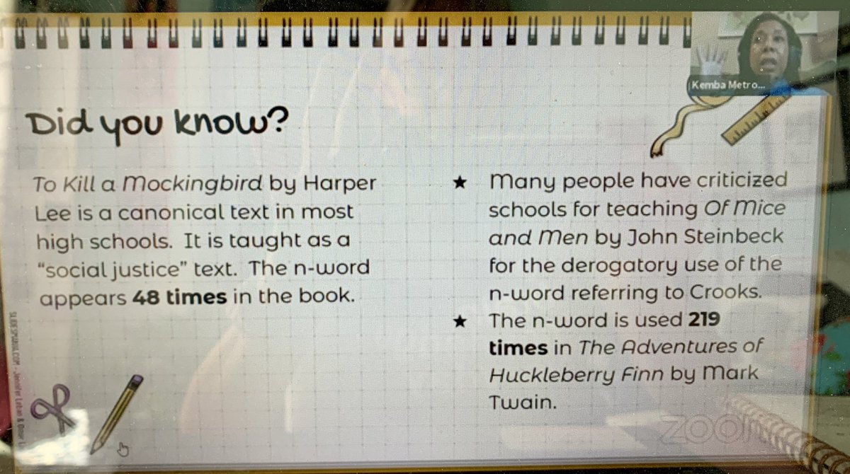 lynnahagen's tweet photo. #TKAMB is NOT a social justice book. Teachers, please stop! 😡 #CARTERCON20 @DrKMetropoulos #curriculartrauma https://t.co/CZkr7ZiHWy