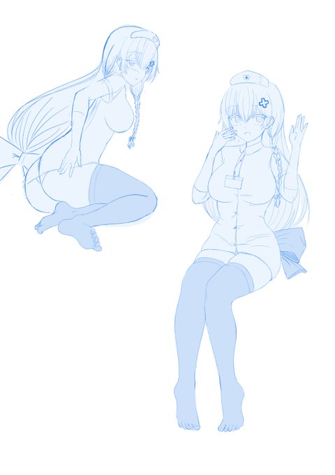 ハーマイオニーの下書きです
1枚に2つ収めるつもりで描いてたけど分割して背景描いたほうがいい気がしてきた 