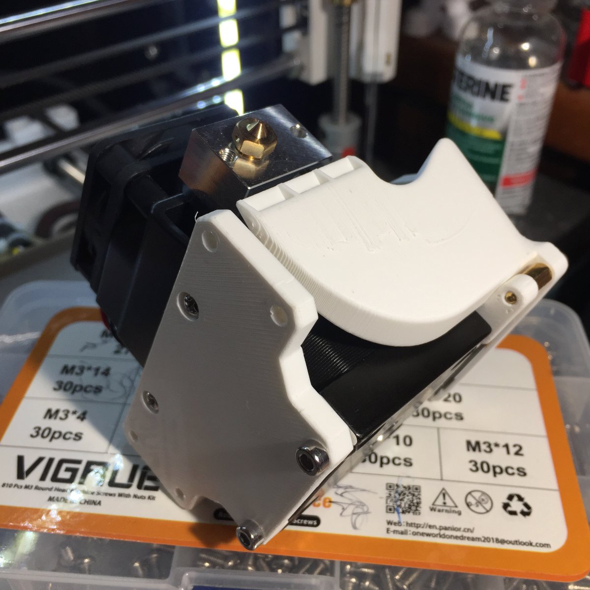 f3dp1's tweet photo. The Alpha is done for download, @E3DOnline #hemera #hermes #fanductforhemera .stl and .step files are available. Printed With @ColorFabb
#plasemimatte #white

https://t.co/K7XDXKVFob https://t.co/6bwnL9k9Yh