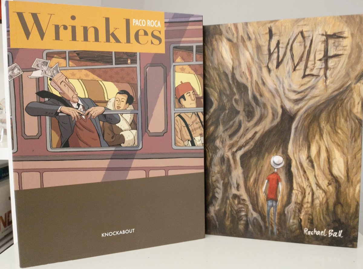 collycomic's tweet photo. @BridgeBooksDro1..Time for a few graphic novels on the serious side of life so #alphabooks & 'W'..π€ 'W'is for..
'Wrinkles' that tells of a group of elderly residents as they cope with various stages of dementia or 'Wolf' which tells of a young boy coping with parental loss.(1) https://t.co/oUUiaaSmdZ