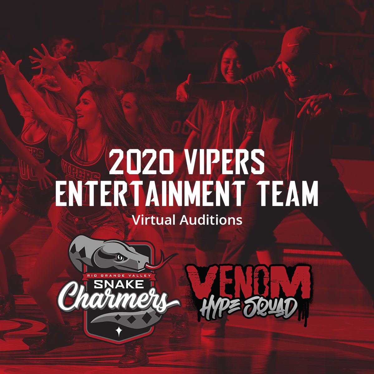 SnakeCharmers1's tweet photo. This year auditions are going VIRTUAL!! For more info visit the link in our bio! https://t.co/2auJjVAn7V
