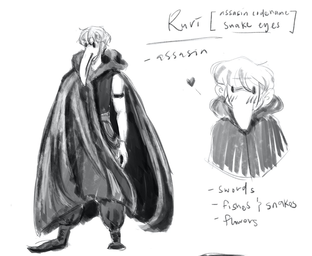 meet my new oc RURI! hes shy pls take care of him <3 