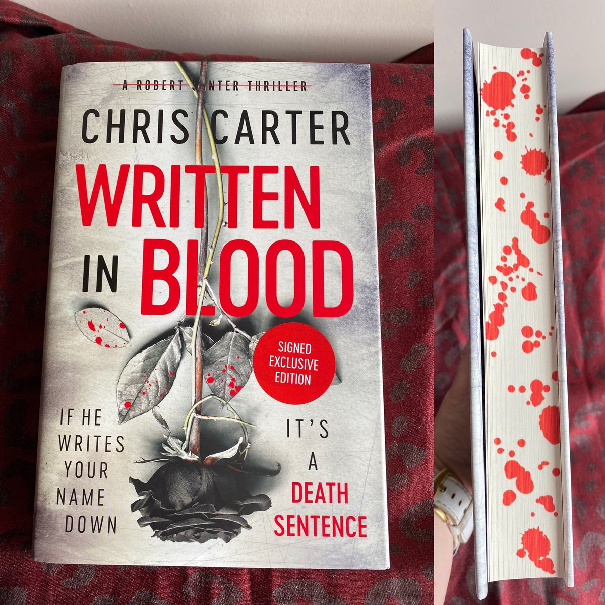 JenMedBkReviews's tweet photo. New book. Written In Blood by Chris Carter. #roberthunter #thriller #bitmessy https://t.co/M1UJDMGSgJ