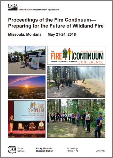 fireecology's tweet photo. A proceedings of the Fire Continuum Conference is now available and includes 25 extended abstracts, 21 full papers, and summaries of 4 field trips. Many thanks to the editors and authors! Check it out and share: https://t.co/jSH0WYPSfx
#firecontinuum @IAWF https://t.co/ny934BnsKE
