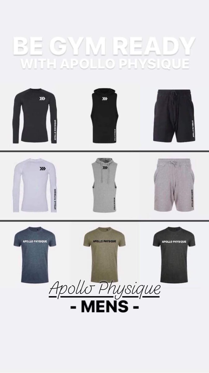 Apollo_Physique's tweet photo. Be Gym Ready With Apollo Physique.
#apollophysique #fitness #sportswear #gymwear #activewear #menswear #womenswear #apparel #gym https://t.co/jxSLMTuoQg
