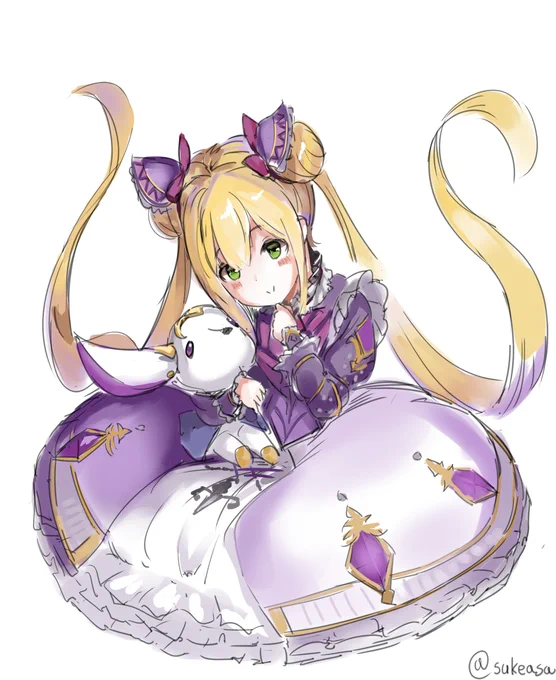 ルナと、もっと遊ぶ?
#プリコネ深夜のお絵かき60分一本勝負 