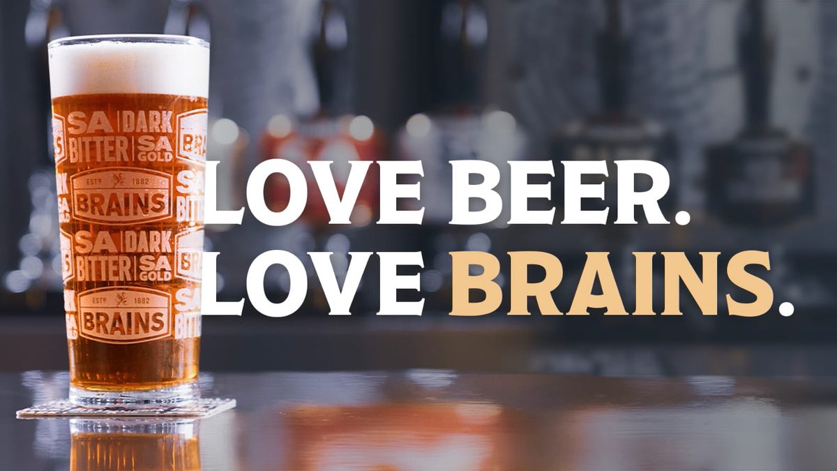 Not long now ... Monday 3rd August and we are back...the countdown is on! We’ll be back with new food menus, a whole new drinks range, maybe even a cheeky new lager???..As well as your favourite Brains Brew. See you soon 😊