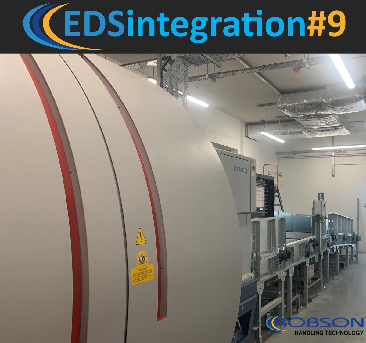 GeoRobson's tweet photo. EDS integration number 9 completed during COVID-19, Robson supporting our airports throughout this challenging period...
Robson providing the complete package...
#airports #baggage #system #technology #EDS #integration #conveyors #controls #handlingsystems #since1906 #staysafe https://t.co/gCMRWHPnZA