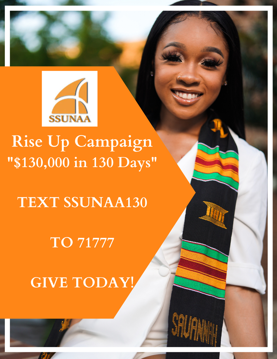 SavStateAlumni's tweet photo. Rise up Tigers and help the SSUNAA raise $130,000 in 130 days! #SSUNAA #SSU #SSUAlum #TigersGive #RiseUp Blue heartTiger face

Text to give: SSUNAA130 to 71777

To give, click the link below:
https://t.co/QvArMXPVnw https://t.co/sP4EVaFIY8