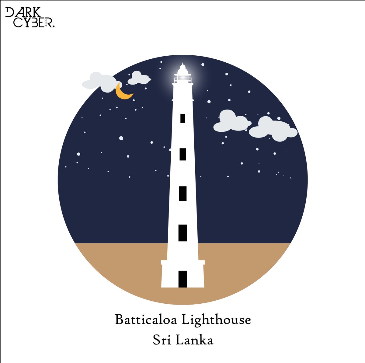 DarkCyberDesign's tweet photo. Batticaloa Lighthouse #Minimalist #Minimalistdesign #Illustrator #DarkCyberDesign #Wallpaper https://t.co/VSzWid4oL5
