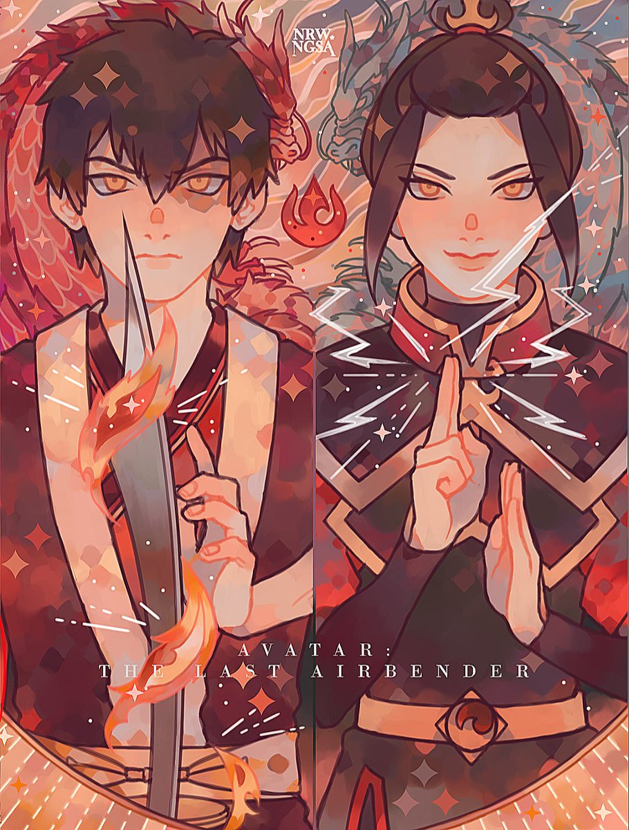 nrwngsa's tweet photo. Here have my drawing of both water and fire siblings! I really love their dynamics 🔥🌊
#Avatarthelegendofaang #avatarthelastairbender #Atla

I feel like I read about Sokka being the avatar of all non-bending style somewhere 😁 https://t.co/t9luQ7Y7ti