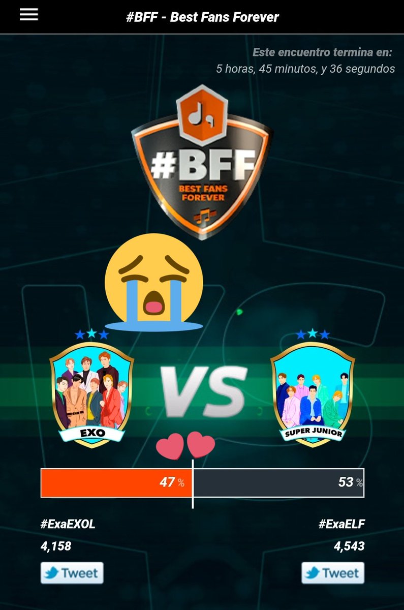 Love_ForExo's tweet photo. 🔥Reto 4
⭐EXOLs, Vamos a votar por el mejor fandom en @ExaFM ⭐

🖋Comenta canciones de #EXO_SC #EXO_CBX y Solos 🎵 

⬇️😊Responde usando los HTs del formato:

#ExaBFF + #ExaEXOL + @weareoneEXO

⭐Logremos: 🔄+222 respuestas💬
✨Tenemos ⏰ -5HRS
¡Vamos EXOLs! 🤠 https://t.co/hxDIqonjSz