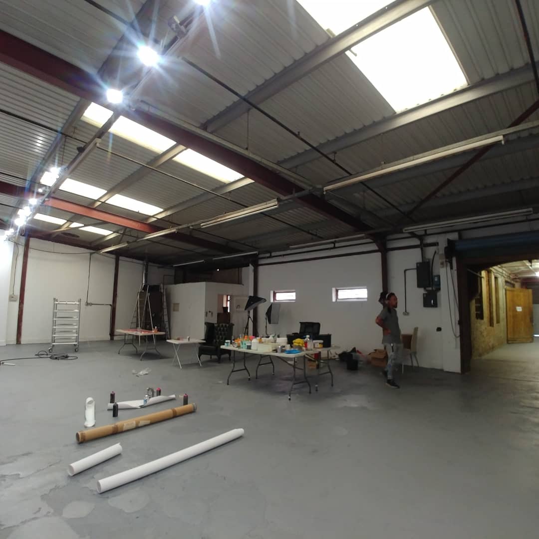 StudionAmeLei's tweet photo. Here is a little teaser of @timjfowler “POTASSIUM” 31st July 2020. #bigpainting #leicesterartist #leicesterart #studioname #gobigorgohome #timfowler https://t.co/dRGGAZjEkt