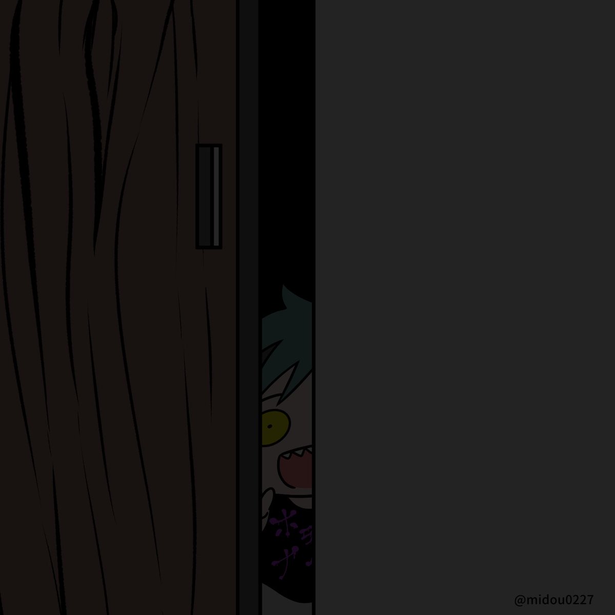 「おわかりいただけただろうか…
な、ちびフロ?? 」|midou.🥐【5/3🥓】🦈のイラスト